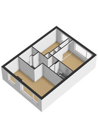 Floorplan - Kenyadreef 5, 3564 CM Utrecht